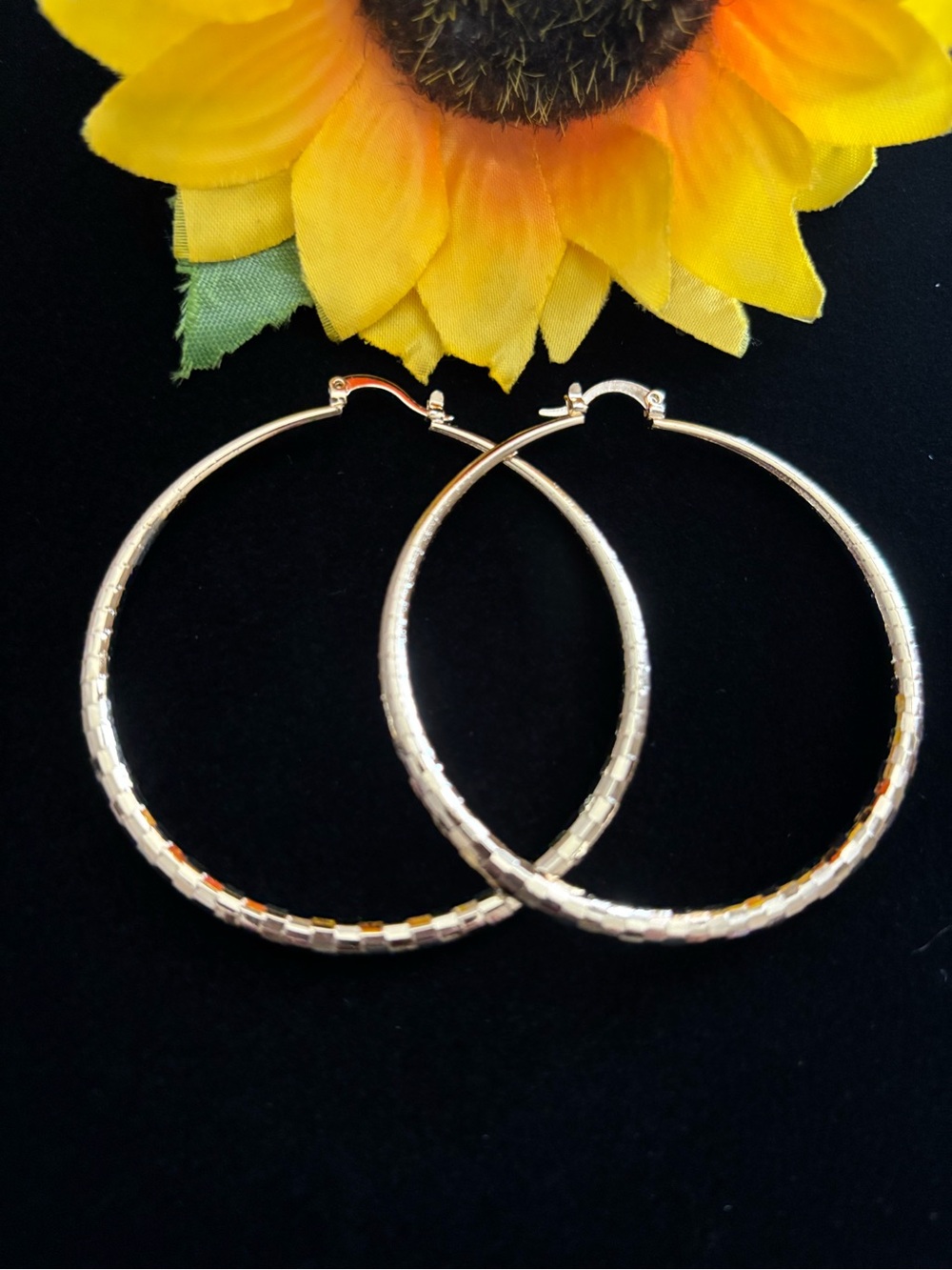 Gold plated Hoop Earrings